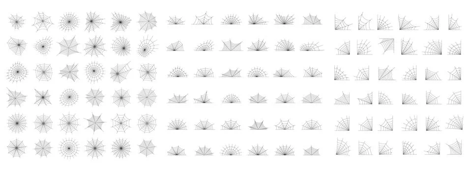 Spider web concept Stock Illustration