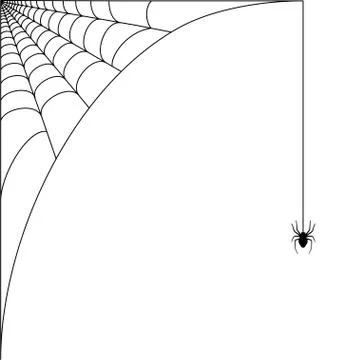 Spider web concept Stock Illustration