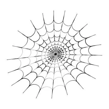 Spider web concept Stock Illustration