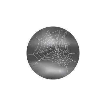 Spider web halloween on transparent background Stock Illustration