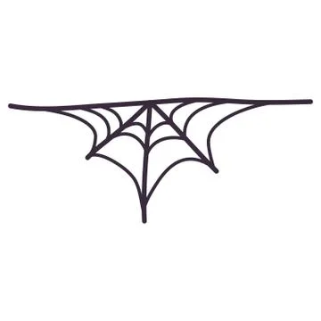 Spider web icon. Cartoon vector illustration. Stock Illustration