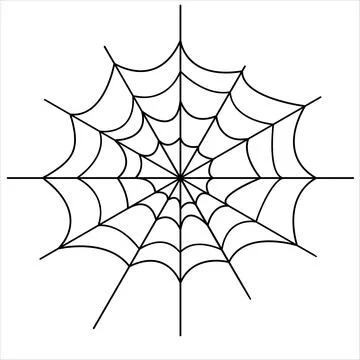 Spider web icon vector illustration Stock Illustration
