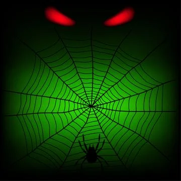 Spider web Stock Illustration