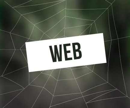 Spider web Stock Illustration