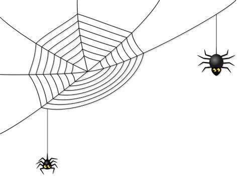 Spider web Stock Illustration