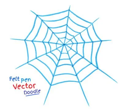 Spider web Illustrazione stock