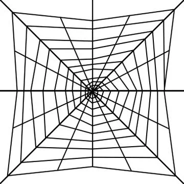 Spider web Illustrazione stock