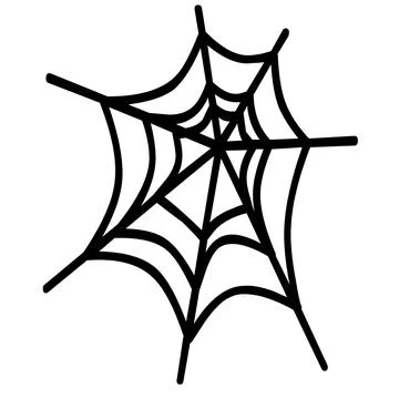 Spider web Insect cobweb spiderweb Halloween Stock Illustration