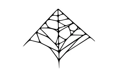 Spider web isolated on white background. Spooky Halloween cobweb. Vector Illustrazione stock