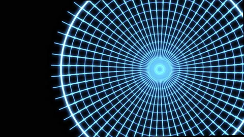 Spider Web Motion Graphics Blue VJ Loop ... | Stock Video | Pond5
