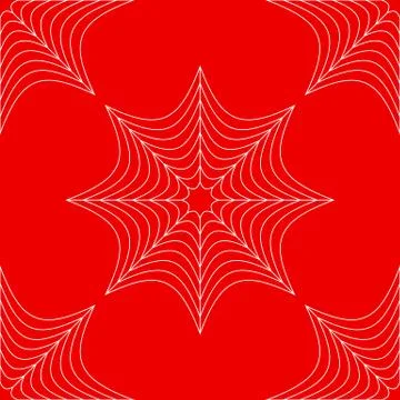 Spider web pattern Stock Illustration