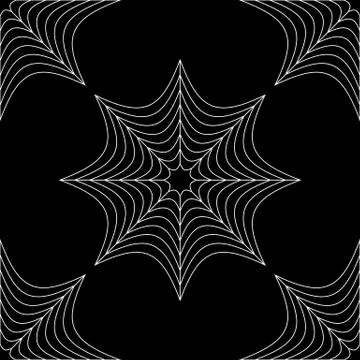 Spider web pattern 스톡 일러스트