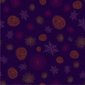 Spider web pattern Illustrazione stock