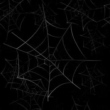 Spider Web Seamless Pattern Stock Illustration