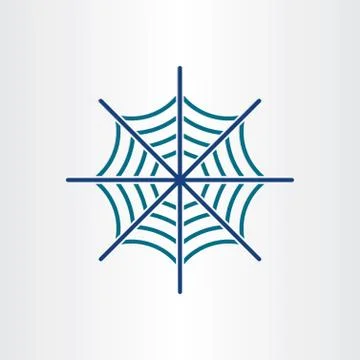 Spider web target icon design Stock-Illustration