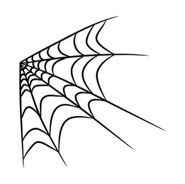 Spider web vector symbol icon design. Beautiful illustration isolated on whit Stock Illustration
