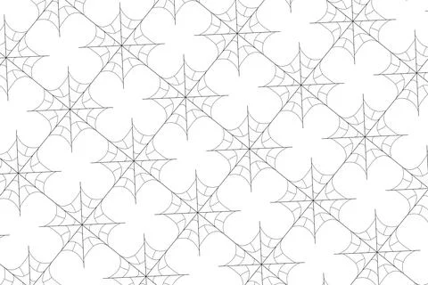 Spider web on white background halloween Illustrazione stock