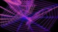 Spider webs with neon glow loop - Halloween HD Footage