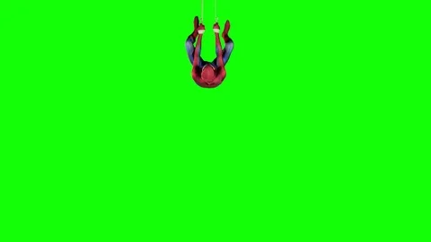 Spiderman on green screen Vidéo 76160399