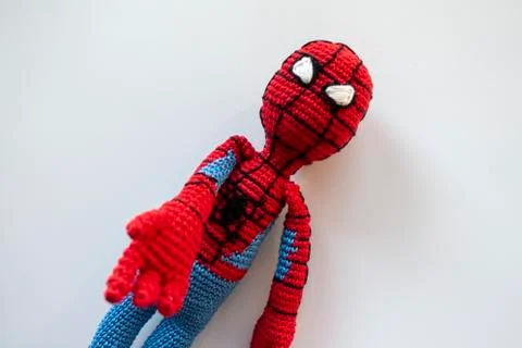 Spiderman handmade Stock Photos