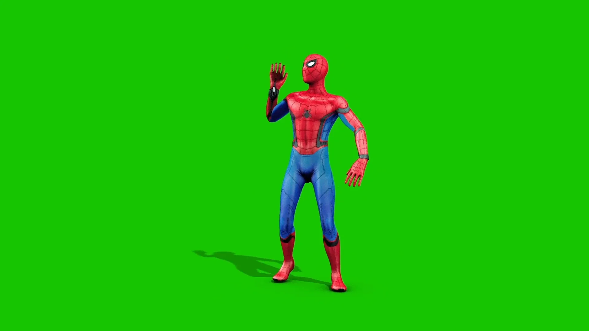 Spiderman Homecoming Dances Green Screen... | Stock Video | Pond5
