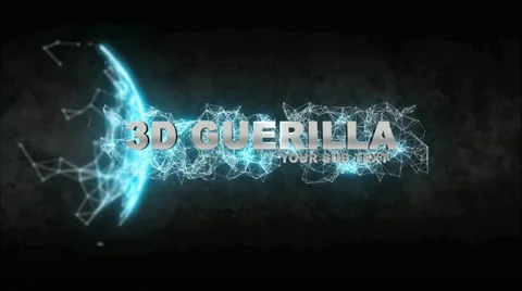 SpiderNet intro Stock After Effects