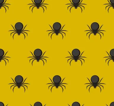 Spiders pattern. Stock Illustration