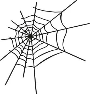 Spider's web halloween Stock Illustration