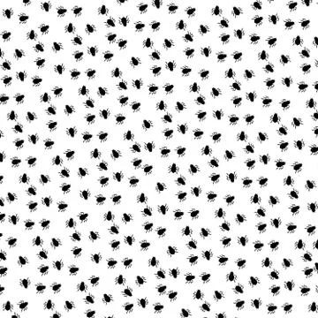 Spiders on white background Stock Illustration