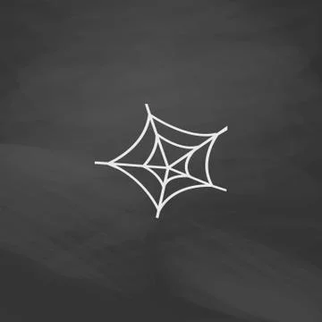 Spiderweb computer symbol 스톡 일러스트