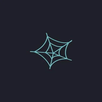 Spiderweb computer symbol Stock Illustration
