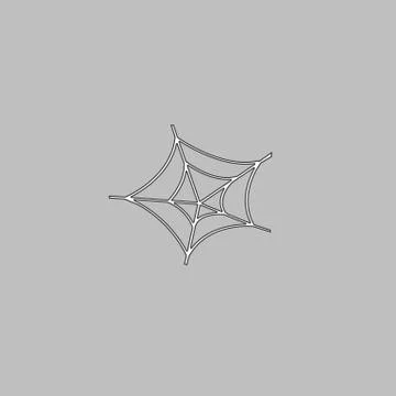Spiderweb computer symbol Stock Illustration
