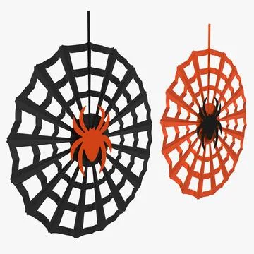 Spiderweb Decoration 3D Model