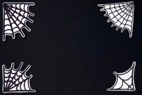 Spiderweb frame Stock Photos