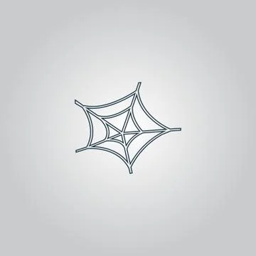 Spiderweb icon. Web symbol 스톡 일러스트