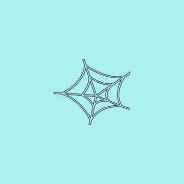 Spiderweb icon. Web symbol 스톡 일러스트