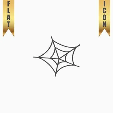 Spiderweb icon. Web symbol. 스톡 일러스트