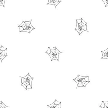 Spiderweb pattern seamless Stock Illustration