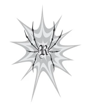 Spiderweb theme 스톡 일러스트
