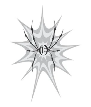 Spiderweb theme 스톡 일러스트