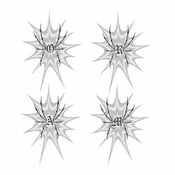 Spiderweb theme Stock Illustration