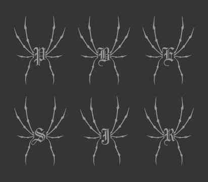 Spiderweb theme Illustrazione stock