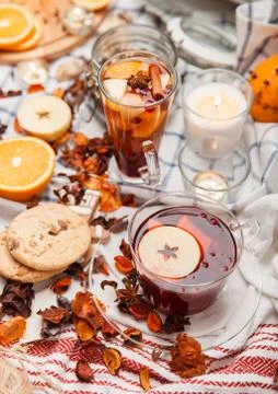 Spieces hot drinks Stock Photos