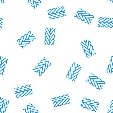 Spiga wheat chain vector seamless pattern イラスト素材