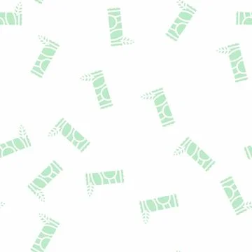 Spighe pasta glyph vector seamless pattern Stock Illustration