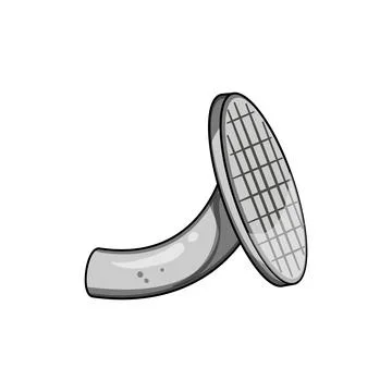 Spike bent nail cartoon vector illustration Ilustración de archivo