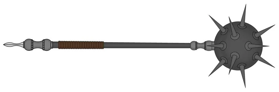 Spike Hammer Stock Illustration