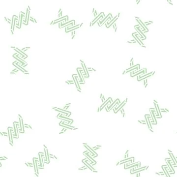 Spike protest meeting glyph vector seamless pattern Stock Illustration