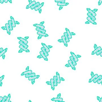 Spike protest meeting vector seamless pattern Stock Illustration