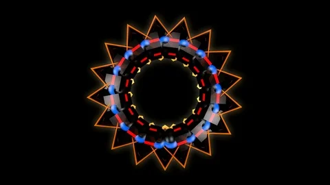 Spike spinner light Stock-Footage 98272769